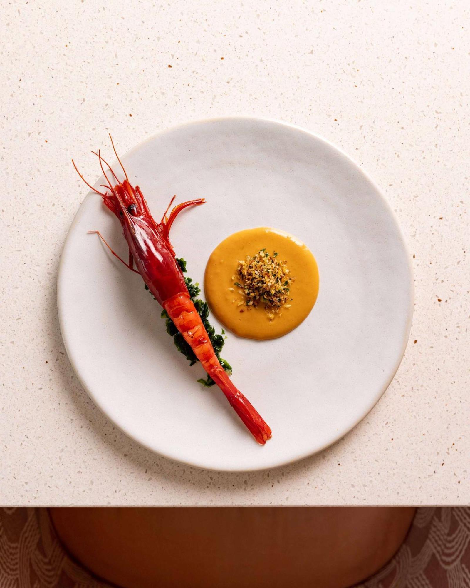 Art'Otel London Battersea Power Station, Powered By Radisson Hotels Екстер'єр фото A prawn prepared by the restaurant